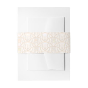 Bandeau De Faire-part Peach japon motif faire-part de mariage