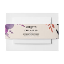 Purple enchanté + Mariage d'Halloween floral orang