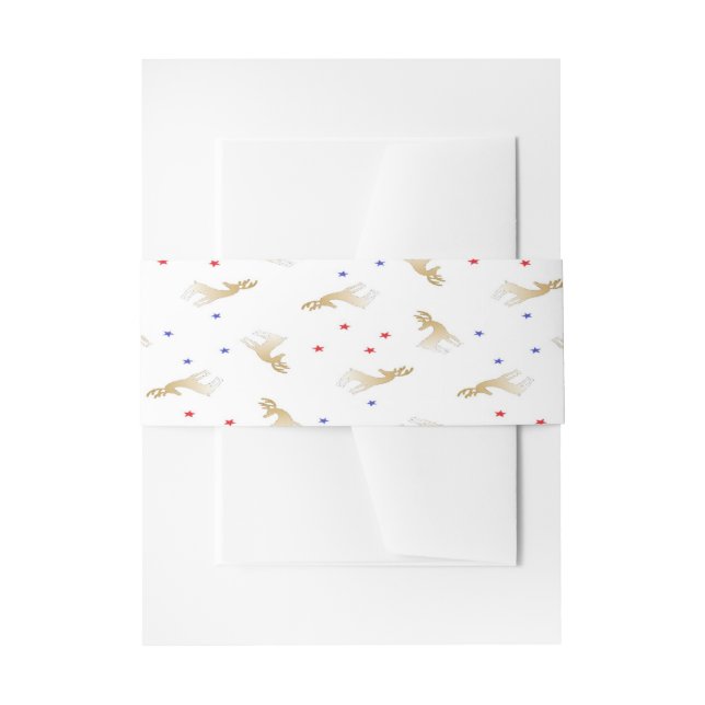 Bandeau De Faire-part rennes et étoiles (Devant example)