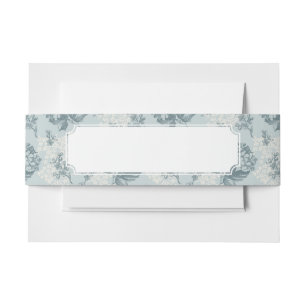 Bandeau De Faire-part Rétro motif floral avec des fleurs de viburnum