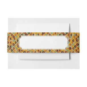 Bandeau De Faire-part Rétro motif géométrique 3