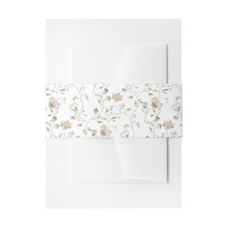 Bandeau De Faire-part Romantique Trail Floral
