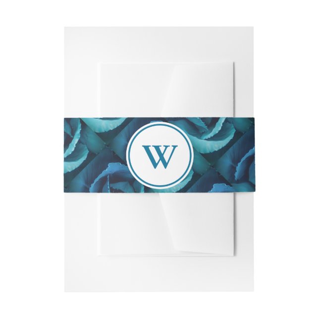 Bandeau De Faire-part ROSE BLUE Personnalisé (Devant example)