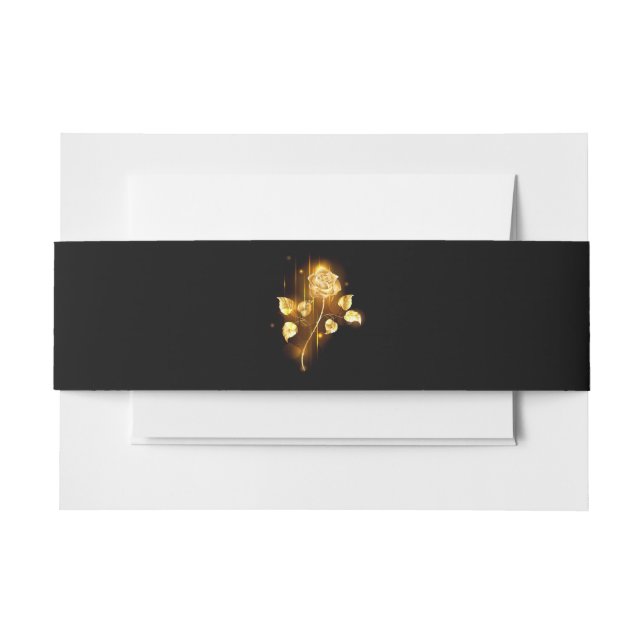 Bandeau De Faire-part Rose d'or ( rose d'or ) (Devant Example)