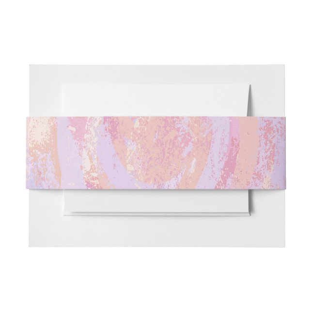 Bandeau De Faire-part Rose et puant (Devant Example)