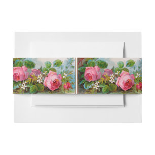 BANDEAU DE FAIRE-PART ROSES & JASMINES