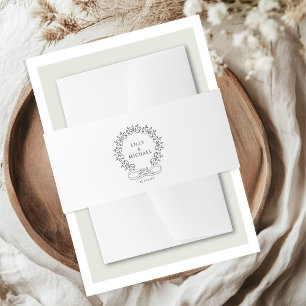 Bandeau De Faire-part Royal, Elegant, "Best Day-Ever" Mariage