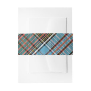 Bandeau De Faire-part Rustic Plaid Anderson Classic Tartan Mariage