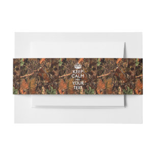 Bandeau De Faire-part Saison Automne GARDEZ CALME ET votre texte créatif