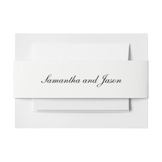 Bandeau De Faire-part Script Mariage classique personnalisé