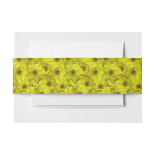 Bandeau De Faire-part Shrubby Cinquefoil Motif sans couture