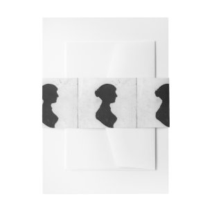 Bandeau De Faire-part silhouette de Jane Austen