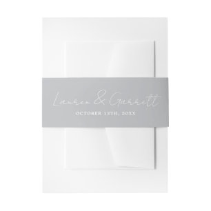 Bandeau De Faire-part Simplicité réelle 3 Mariage de chambre de mariée S