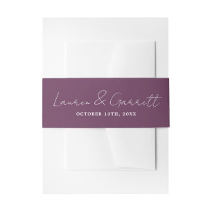 Bandeau De Faire-part Simplicité réelle 3 Mariage de graphique de mariée