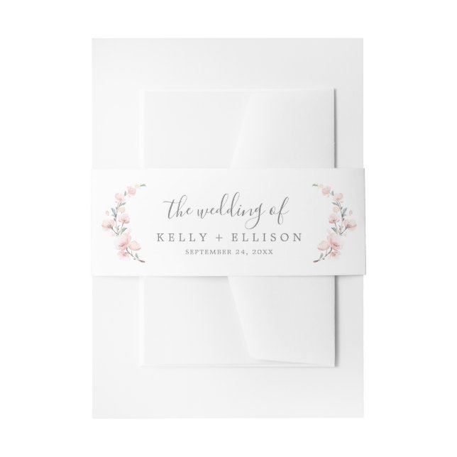 Bandeau De Faire-part Spring Cherry Blossom Le Mariage De (Devant example)