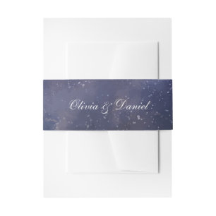 Bandeau De Faire-part Starry Night Forest Faire-part de mariage