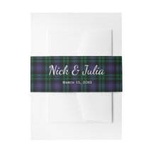 Tartan Black Watch, Mariage à Carreaux