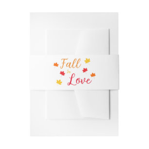 Bandeau De Faire-part Tomber dans l'amour Mariage
