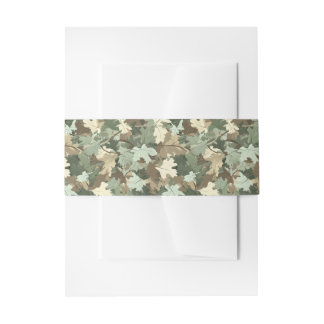 Bandeau De Faire-part Une série de designs camouflage réalistes #3