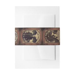 Bandeau De Faire-part Vampire vintage Gothique Dracula Halloween