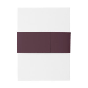 Bandeau De Faire-part Velvet en Plum foncé