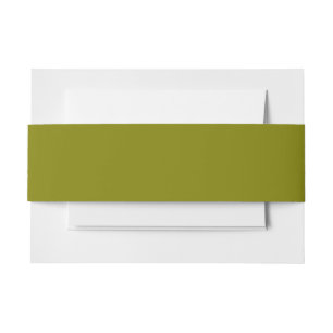 Bandeau De Faire-part Vert olive classique