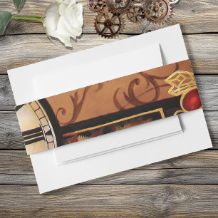 Bandeau De Faire-part Victorian Steampunk Elegance Mariage