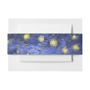 Bandeau De Faire-part Vincent Van Gogh Starry Night Over The Rhone