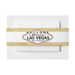 Bandeau De Faire-part Vintage Sepia Vegas Connexion Parties scintillant 