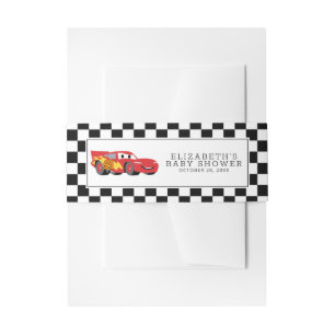 Bandeau De Faire-part Voitures Lightning McQueen Baby Shower