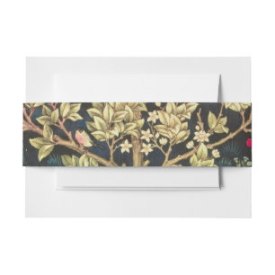 Bandeau De Faire-part William Morris Arbre De Vie Floral Art Vintage