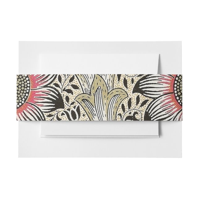 Bandeau De Faire-part William Morris Corncocktail fond d'écran floral (Devant Example)