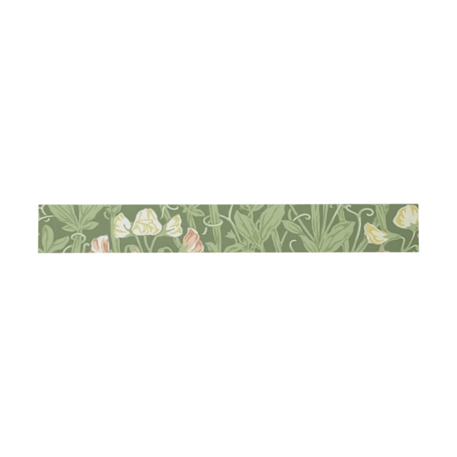 Bandeau De Faire-part William Morris Sweet Pea Floral Design (Plat)