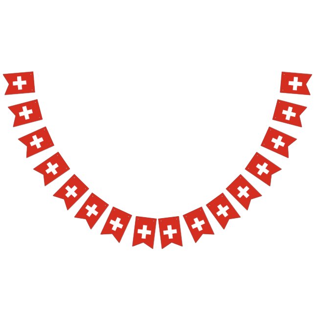 Bandeau publicitaire pour le drapeau suisse (Tout)
