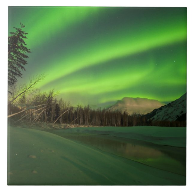 Banded Aurora Tile (Front)