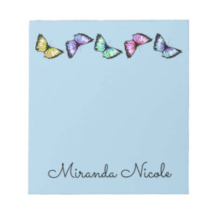 "Banded Butterflies" Notepad