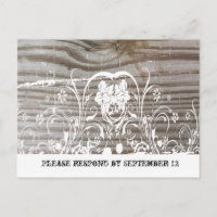 Banded Wood RSVP
