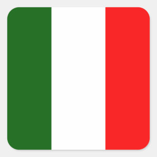 Bandeira da Itália Square Sticker