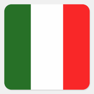 Bandeira da Itália Square Sticker