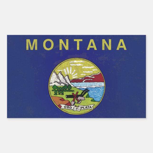 Bandeira de Montana Sticker (Front)
