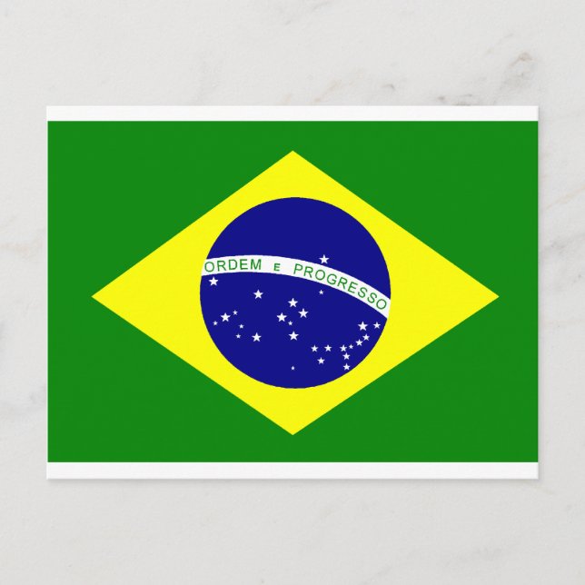 Bandeira do Brasil Postcard (Front)