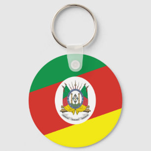Bandeira do Rio Grande do Sul Keychain