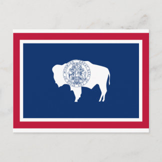 Bandeira do Wyoming Postcard