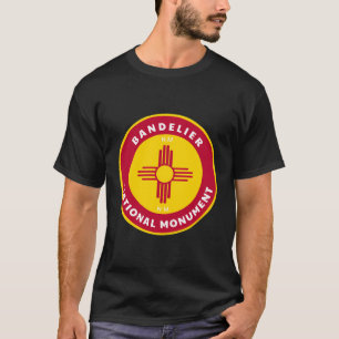 Bandelier National Monument New Mexico Nm Zia Flag T-Shirt