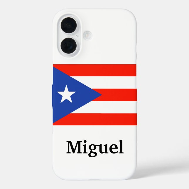 Bandera Boricua Puerto Rican Flag 4Ana Case-Mate iPhone Case (Back)
