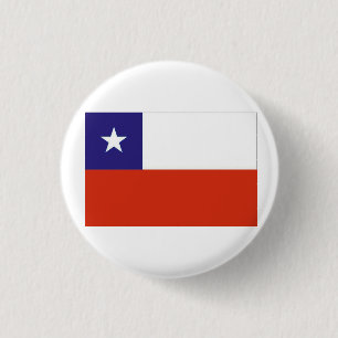 Bandera Chile VI 1 Inch Round Button