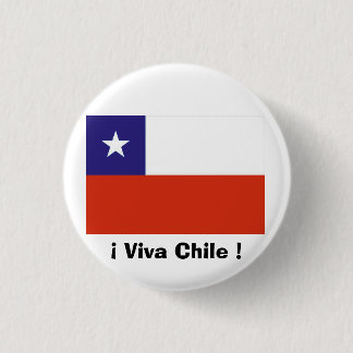 Bandera Chile VII 1 Inch Round Button