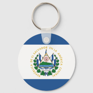 Bandera de El Salvador Keychain