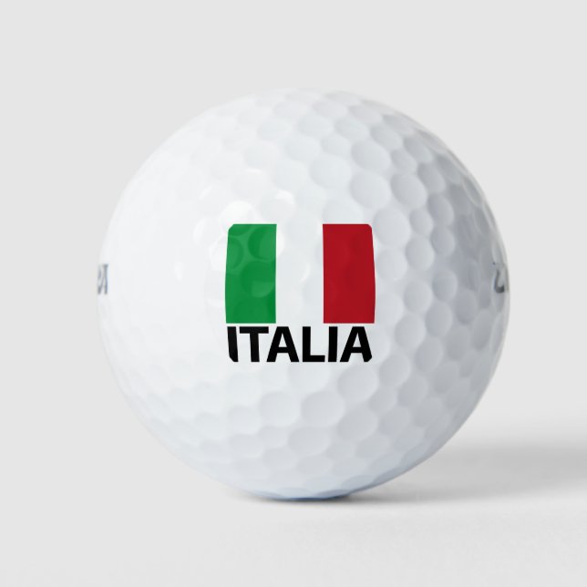 Bandera de Italia-Souvenir Golf Balls (Front)