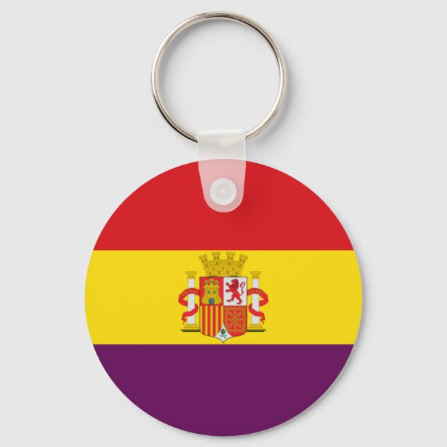 Bandera de la República Española Keychain (Front)